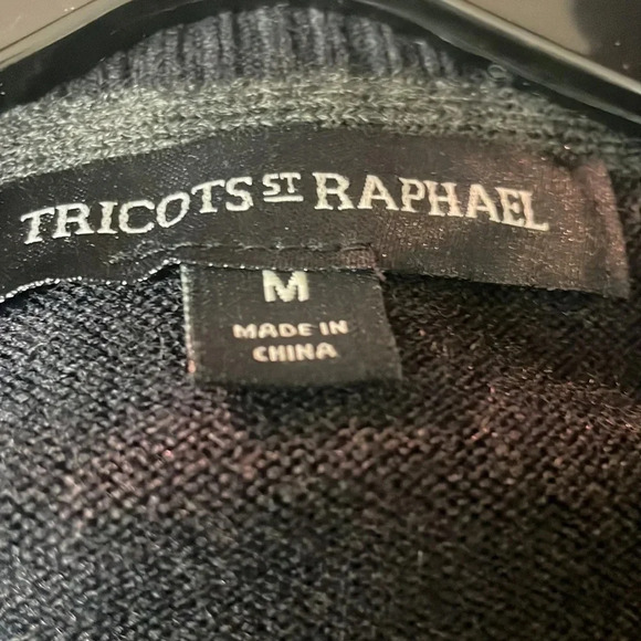 Tricots st Ralph black medium 1/4 zip sweater - Picture 6 of 6